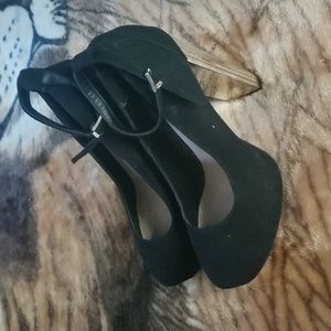High heels, brand name is call it spring, size 8, black in color, comfortable